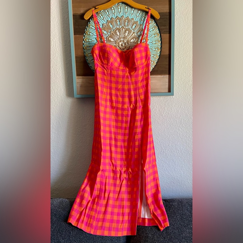 NWT JCREW Collection invite dress in gingham - Picture 4 of 13